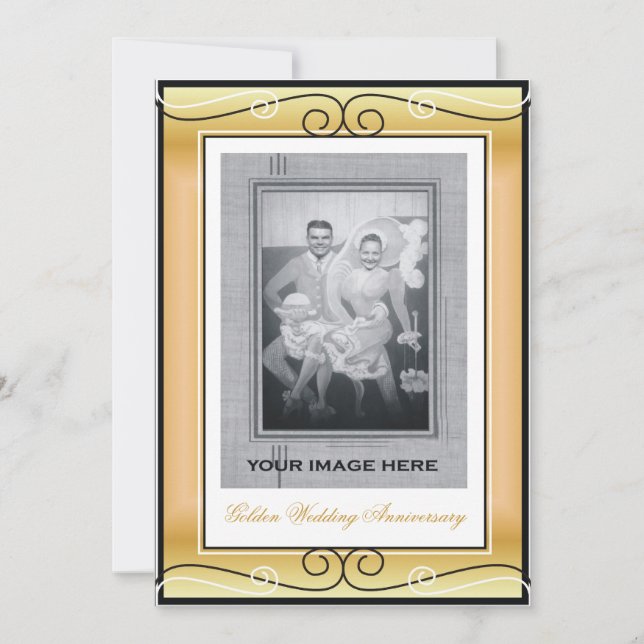 50. Hochzeitstag Einladung (Vorderseite)