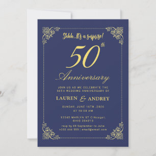 50. Hochzeitstag Einladung