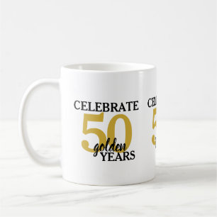 50. Hochzeitstag Feier 50 Goldene Jahre Kaffeetasse
