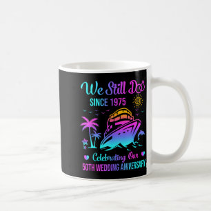 50. Hochzeitstag feiern 50 Jahre verheiratet Kreuz Kaffeetasse