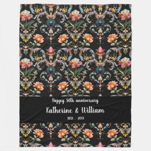 50. Hochzeitstag Fleecedecke