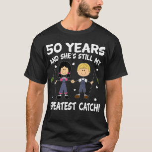 50. Hochzeitstag für den Fischfang T-Shirt