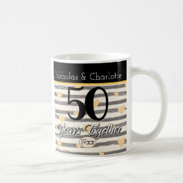 50. Hochzeitstag-Gewohnheit Kaffeetasse
