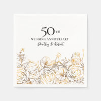 50. Hochzeitstag Gold Blumengewohnheit