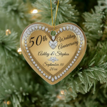 50. Hochzeitstag Gold Diamonds - Sake
