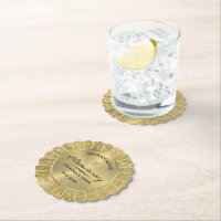 50. Hochzeitstag Gold Mandala