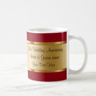 50. Hochzeitstag Kaffeetasse