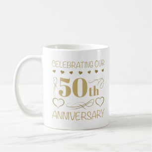 50. Hochzeitstag Kaffeetasse
