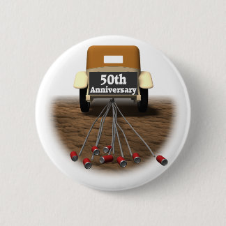50. Hochzeitstag-Knopf Button