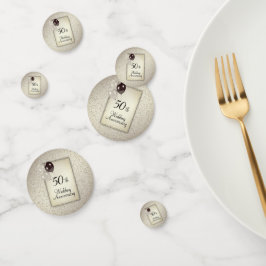 50. Hochzeitstag Konfetti