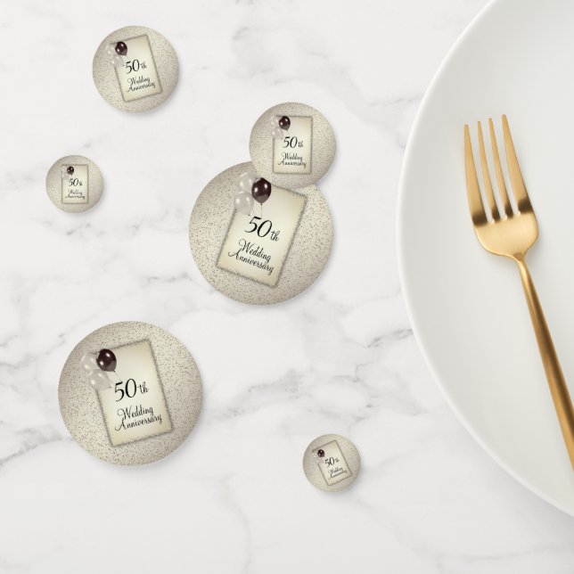 50. Hochzeitstag Konfetti (Gruppe)