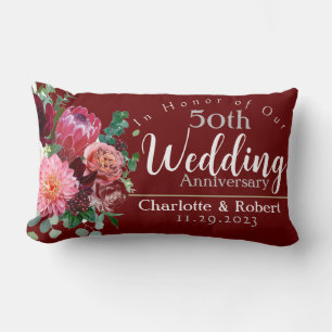 50. Hochzeitstag Lendenkissen