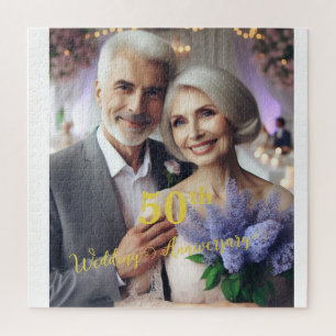 50. Hochzeitstag Lilac Weinberg FOTO Puzzle