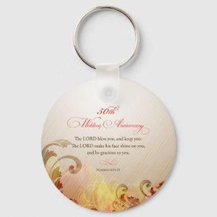 50. Hochzeitstag, Lord Bless & Behalt Schlüsselanhänger