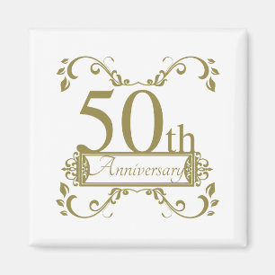 50. Hochzeitstag Magnet