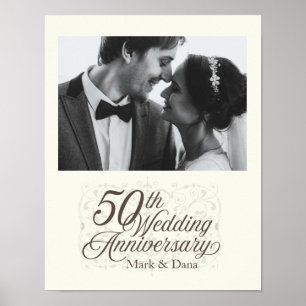 50. Hochzeitstag Poster
