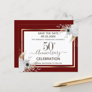50. Hochzeitstag Save the Date
