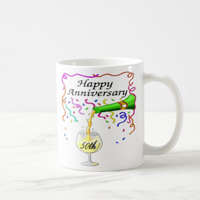 50. Hochzeitstag Tasse (Rechts)