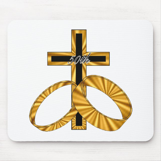 50. Hochzeitstag w Mousepad (Vorne)