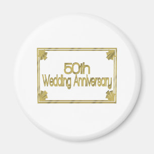 50. Hochzeitstaggeschenkkilowatt Magnet