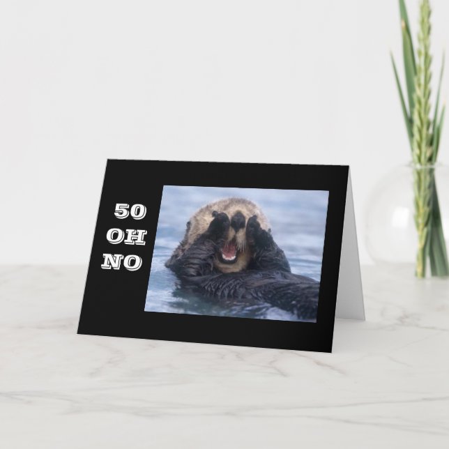 **50.** HUMOROUS BIRTHDAY CARD KARTE (Vorderseite)