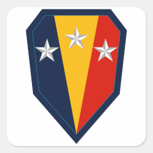50. Infanterie Brigade Combat Team (BCT) Quadratischer Aufkleber
