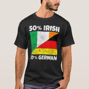 50 irisch 50 deutsch-irisch T-Shirt