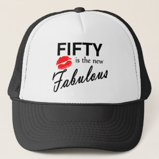 50 ist das neue fabelhafte truckerkappe