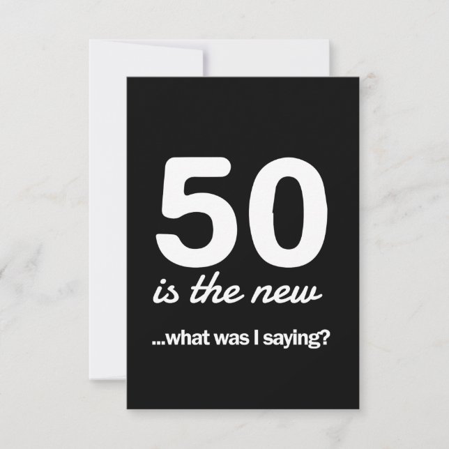50 Ist das Neue...Was war ich Sprichwort? (Vorderseite)