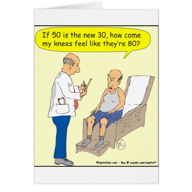 50 ist der neue Cartoon 30 (Vorne)