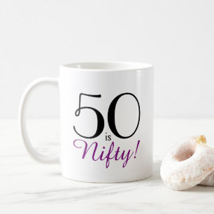 50 ist geschickt! 50. Geburtstags-Geschenk-Tasse Tasse