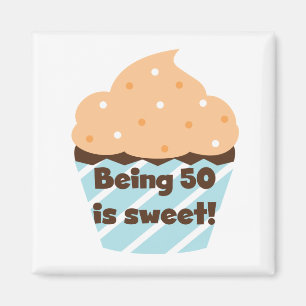 50 ist süße T - Shirt und Geschenke Magnet
