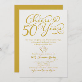 50 Jahre 50. Hochzeitstag Einladung