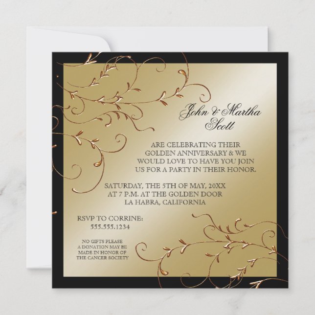 50 Jahre, 50 Jahre Einladung (Vorderseite)