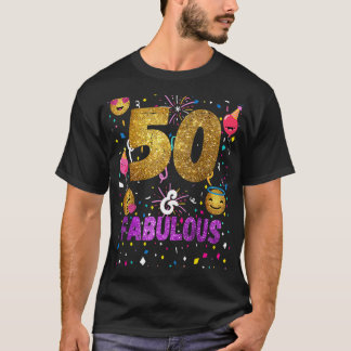 50 Jahre alt 50 & fabulous seit 1972 50. Geburtsta T-Shirt