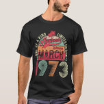 50 Jahre alt 50. Geburtstag Vintager Retro-März 19 T-Shirt<br><div class="desc">50 Jahre alt 50. Geburtstag Vintag Retro März 1973 6</div>