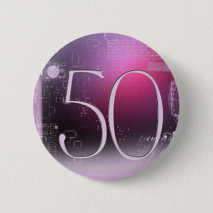 50 Jahre alt! Button