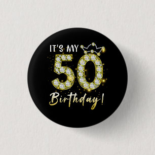 50 Jahre alt es_S Mein Geburtstag 50. Geburtstag D Button