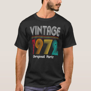 50 Jahre alt Geboren im Vintagen 1972 50. Geburtst T-Shirt