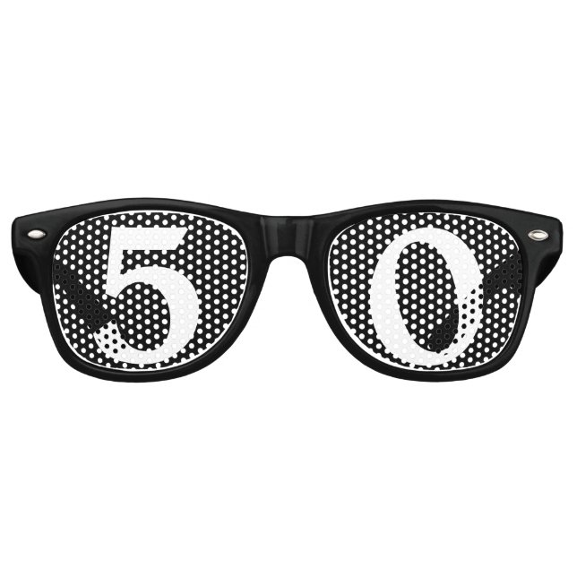 50 Jahre alt Geburtstag Sonnenbrille (Vorderseite)