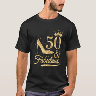 50 Jahre alt Geschenke T-Shirt für Frauen 50 und