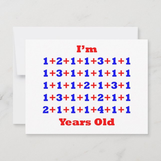 50 Jahre alt! Karte (Vorderseite)