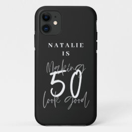 50 Jahre alt personalisiert aussehen  Case-Mate iPhone Hülle