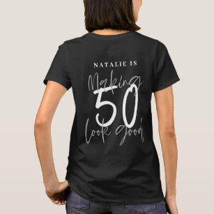 50 Jahre alt personalisiert aussehen T-Shirt