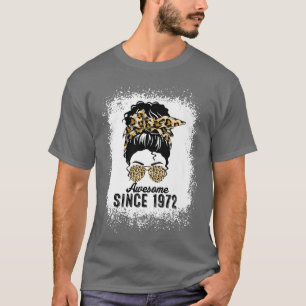 50 Jahre alt Phantastisch seit 1972 Leopard 50. Ge T-Shirt