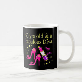 50 JAHRE ALT UND EINE SCHÖNE DIVA TASSE