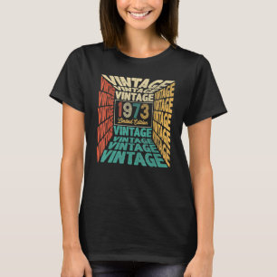 50 Jahre alt Vintag 1973 50. GeburtstagsRetro T-Shirt