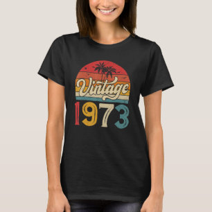 50 Jahre alt Vintag 1973 Männer und Frauen 50. Geb T-Shirt