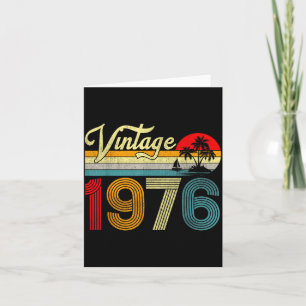 50 Jahre alt Vintage 1976 50. Geburtstag Männer Fr Karte