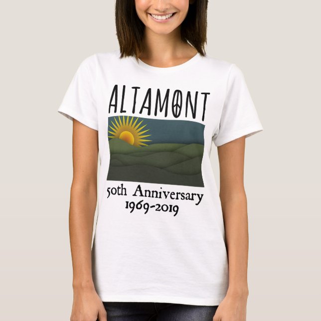 50 Jahre Altamont Speedway Free Konzert 1969 T-Shirt (Vorderseite)